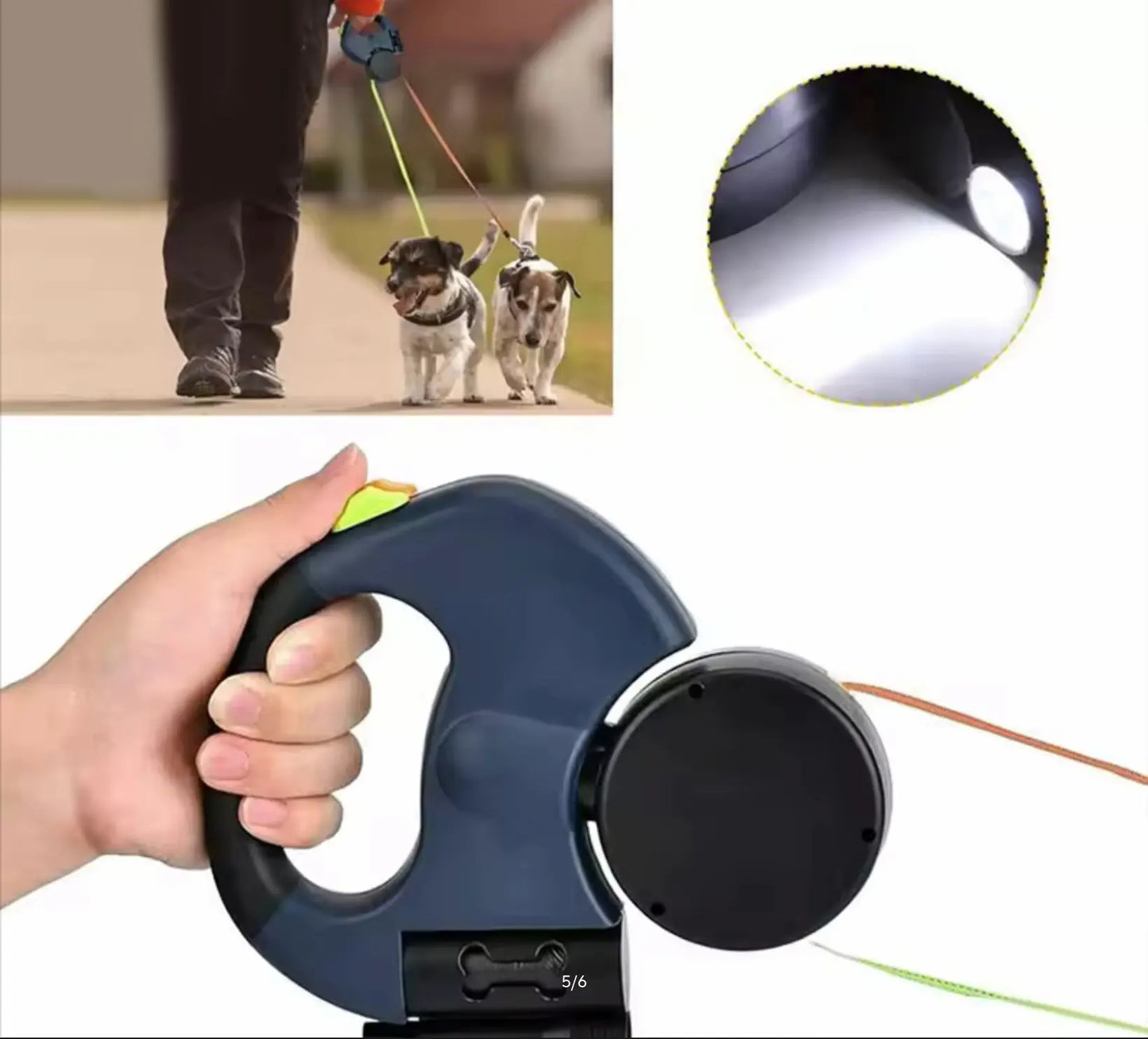 3 in 1 Doppelleine